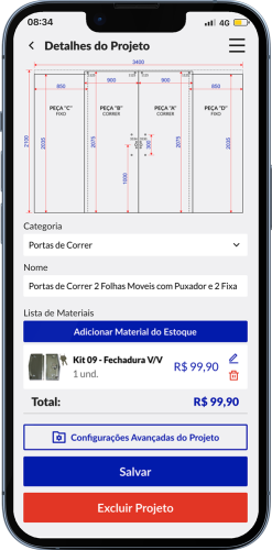 06 - Relação Padrão de Material - Mobile